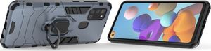 Hurtel Ring Armor pancerne hybrydowe etui pokrowiec + magnetyczny uchwyt Samsung Galaxy A21S niebieski uniwersalny 7