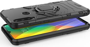 Hurtel Ring Armor pancerne hybrydowe etui pokrowiec + magnetyczny uchwyt Huawei Y6p niebieski uniwersalny 7