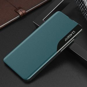Hurtel Eco Leather View Case elegancki futerał etui z klapką i funkcją podstawki Xiaomi Redmi Note 9 Pro / Redmi Note 9S zielony uniwersalny 2
