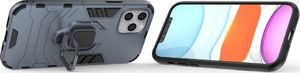 Hurtel Ring Armor pancerne hybrydowe etui pokrowiec + magnetyczny uchwyt iPhone 12 Pro / iPhone 12 niebieski uniwersalny 4