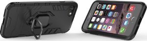 Hurtel Ring Armor pancerne hybrydowe etui pokrowiec + magnetyczny uchwyt iPhone SE 2020 / iPhone 8 / iPhone 7 czarny uniwersalny 7