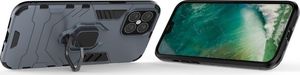 Hurtel Ring Armor pancerne hybrydowe etui pokrowiec + magnetyczny uchwyt iPhone 12 Pro Max niebieski uniwersalny 5