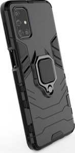 Hurtel Ring Armor pancerne hybrydowe etui pokrowiec + magnetyczny uchwyt Samsung Galaxy M31s niebieski uniwersalny 8