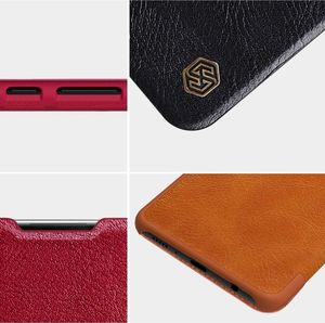 Nillkin Nillkin Qin skórzana kabura etui Samsung Galaxy A21S czarny uniwersalny 15