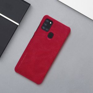 Nillkin Nillkin Qin skórzana kabura etui Samsung Galaxy A21S czarny uniwersalny 18