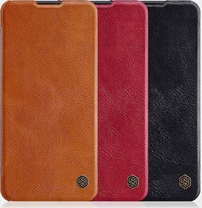 Nillkin Nillkin Qin skórzana kabura etui Samsung Galaxy A21S czarny uniwersalny 20