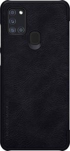 Nillkin Nillkin Qin skórzana kabura etui Samsung Galaxy A21S czarny uniwersalny 3