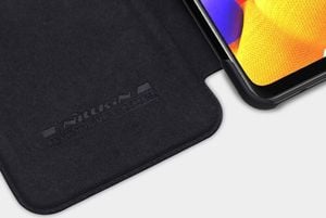 Nillkin Nillkin Qin skórzana kabura etui Samsung Galaxy A21S czarny uniwersalny 6