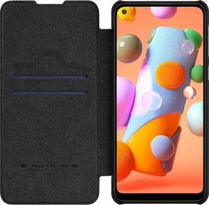 Nillkin Nillkin Qin skórzana kabura etui Samsung Galaxy M30s / Galaxy M21 czarny uniwersalny 2