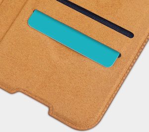 Nillkin Nillkin Qin skórzana kabura etui Samsung Galaxy M30s / Galaxy M21 czarny uniwersalny 9