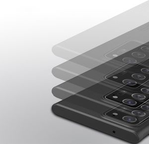 Nillkin Nillkin Super Frosted Shield wzmocnione etui pokrowiec + podstawka Samsung Galaxy Note 20 Ultra czarny uniwersalny 10