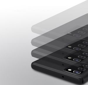 Nillkin Nillkin Super Frosted Shield wzmocnione etui pokrowiec + podstawka Samsung Galaxy Note 20 czarny uniwersalny 9