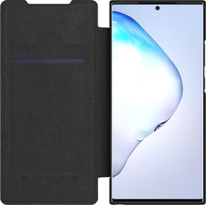 Nillkin Nillkin Qin skórzana kabura etui Samsung Galaxy Note 20 Ultra czarny uniwersalny 3