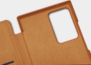 Nillkin Nillkin Qin skórzana kabura etui Samsung Galaxy Note 20 Ultra czarny uniwersalny 9