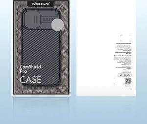 Nillkin Nillkin CamShield Pro Case pancerne etui pokrowiec osłona na aparat kamerę iPhone 12 Pro Max czarny uniwersalny 5