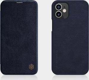 Nillkin Nillkin Qin skórzana kabura etui iPhone 12 mini czarny uniwersalny 12