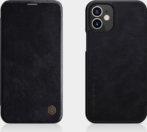 Nillkin Nillkin Qin skórzana kabura etui iPhone 12 mini czarny uniwersalny 13