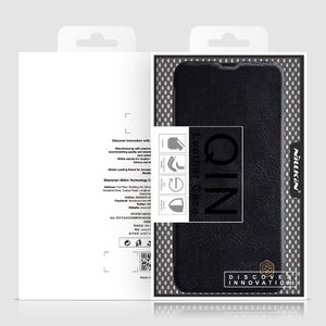 Nillkin Nillkin Qin skórzana kabura etui iPhone 12 mini czarny uniwersalny 16