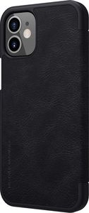 Nillkin Nillkin Qin skórzana kabura etui iPhone 12 mini czarny uniwersalny 3
