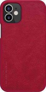Nillkin Nillkin Qin skórzana kabura etui iPhone 12 mini czerwony uniwersalny 2