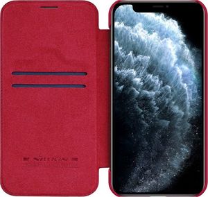 Nillkin Nillkin Qin skórzana kabura etui iPhone 12 mini czerwony uniwersalny 4