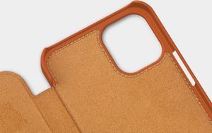 Nillkin Nillkin Qin skórzana kabura etui iPhone 12 mini czerwony uniwersalny 10