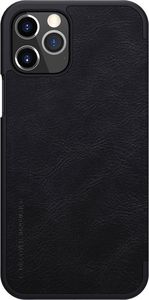 Nillkin Nillkin Qin skórzana kabura etui iPhone 12 Pro / iPhone 12 czarny uniwersalny 3