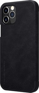 Nillkin Nillkin Qin skórzana kabura etui iPhone 12 Pro / iPhone 12 czarny uniwersalny 6
