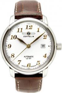 Zegarek Zeppelin LZ127 7656-1 Automatik Biały (258302) 1