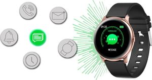 Smartwatch Gino Rossi SW010-6 Czarny  (382611-uniw) 12