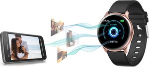 Smartwatch Gino Rossi SW010-6 Czarny  (382611-uniw) 17