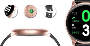 Smartwatch Gino Rossi SW010-6 Czarny  (382611-uniw) 9