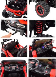 Super Toys MEGA AUTO CFORCE 4X4 , METALOWE AMORTYZATORY, FUNKCJA BUJANIA, KLIMATYZACJA MIĘKKIE KOŁA EVA, MIĘKKIE SIEDZENIE FULL OPCJA /XJL588 uniwersalny 24