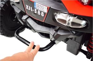 Super Toys MEGA AUTO CFORCE 4X4 , METALOWE AMORTYZATORY, FUNKCJA BUJANIA, KLIMATYZACJA MIĘKKIE KOŁA EVA, MIĘKKIE SIEDZENIE FULL OPCJA /XJL588 uniwersalny 28