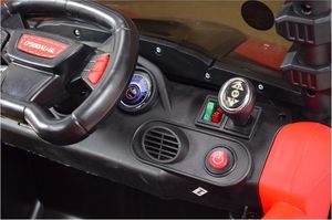 Super Toys MEGA AUTO CFORCE 4X4 , METALOWE AMORTYZATORY, FUNKCJA BUJANIA, KLIMATYZACJA MIĘKKIE KOŁA EVA, MIĘKKIE SIEDZENIE FULL OPCJA /XJL588 uniwersalny 40