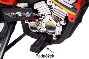 Super-Toys DUŻY MOTOR CROSS 2 STRONG 2 Z DŹWIĘKAMI I Ś / ZP-3999A uniwersalny 14