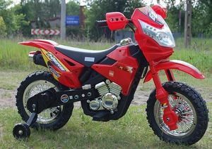 Super-Toys DUŻY MOTOR CROSS 2 STRONG 2 Z DŹWIĘKAMI I Ś / ZP-3999A uniwersalny 16