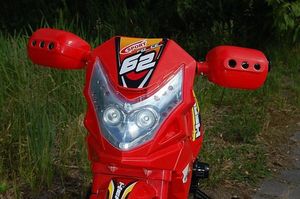 Super-Toys DUŻY MOTOR CROSS 2 STRONG 2 Z DŹWIĘKAMI I Ś / ZP-3999A uniwersalny 20