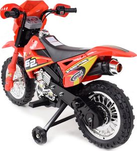 Super-Toys DUŻY MOTOR CROSS 2 STRONG 2 Z DŹWIĘKAMI I Ś / ZP-3999A uniwersalny 6