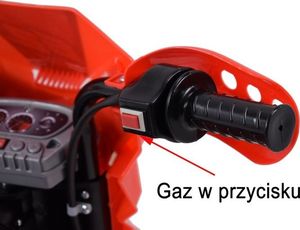 Super-Toys DUŻY MOTOR CROSS 2 STRONG 2 Z DŹWIĘKAMI I Ś / ZP-3999A uniwersalny 8