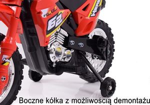 Super-Toys DUŻY MOTOR CROSS 2 STRONG 2 Z DŹWIĘKAMI I Ś / ZP-3999A uniwersalny 9