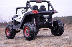 Super Toys MEGA AUTO BUGGI 4X4 , PANEL MP4, MIĘKKIE KOŁA EVA, MIĘKKIE SIEDZENIE FULL OPCJA 2X 12V/XMX603 uniwersalny 17