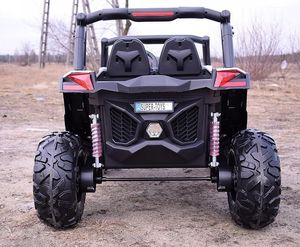 Super Toys MEGA AUTO BUGGI 4X4 , PANEL MP4, MIĘKKIE KOŁA EVA, MIĘKKIE SIEDZENIE FULL OPCJA 2X 12V/XMX603 uniwersalny 18