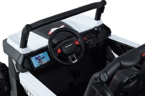 Super Toys MEGA AUTO BUGGI 4X4 , PANEL MP4, MIĘKKIE KOŁA EVA, MIĘKKIE SIEDZENIE FULL OPCJA 2X 12V/XMX603 uniwersalny 55