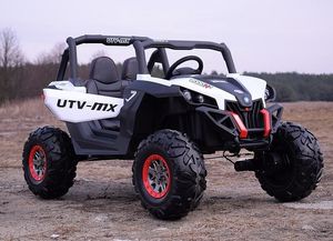 Super Toys MEGA AUTO BUGGI 4X4 , PANEL MP4, MIĘKKIE KOŁA EVA, MIĘKKIE SIEDZENIE FULL OPCJA 2X 12V/XMX603 uniwersalny 10