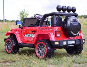Super Toys MEGA JEEP FULLTIME, NAPĘD 4X4, 1X12V ,WOLNY START/ MIĘKKIE KOŁA, FUNKCJA BUJANIA EXCLUSIVE LAKIER/7588 uniwersalny 13