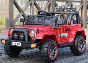 Super Toys MEGA JEEP FULLTIME, NAPĘD 4X4, 1X12V ,WOLNY START/ MIĘKKIE KOŁA, FUNKCJA BUJANIA EXCLUSIVE LAKIER/7588 uniwersalny 2