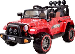 Super Toys MEGA JEEP FULLTIME, NAPĘD 4X4, 1X12V ,WOLNY START/ MIĘKKIE KOŁA, FUNKCJA BUJANIA EXCLUSIVE LAKIER/7588 uniwersalny 5