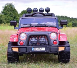 Super Toys MEGA JEEP FULLTIME, NAPĘD 4X4, 1X12V ,WOLNY START/ MIĘKKIE KOŁA, FUNKCJA BUJANIA EXCLUSIVE LAKIER/7588 uniwersalny 10