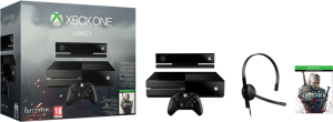 Microsoft Xbox One 500GB + Kinect + Witcher 3: Dziki Gon + Dance Central: Spotlight (6RZ-00123) 1